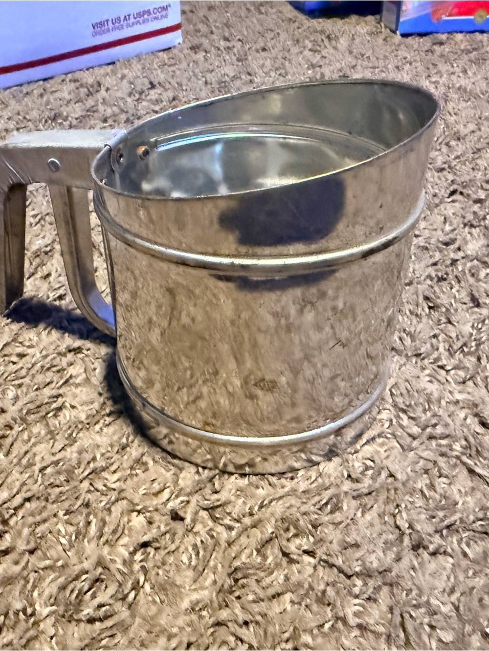 Foley + Corinna Silver Metal Flour Sifter